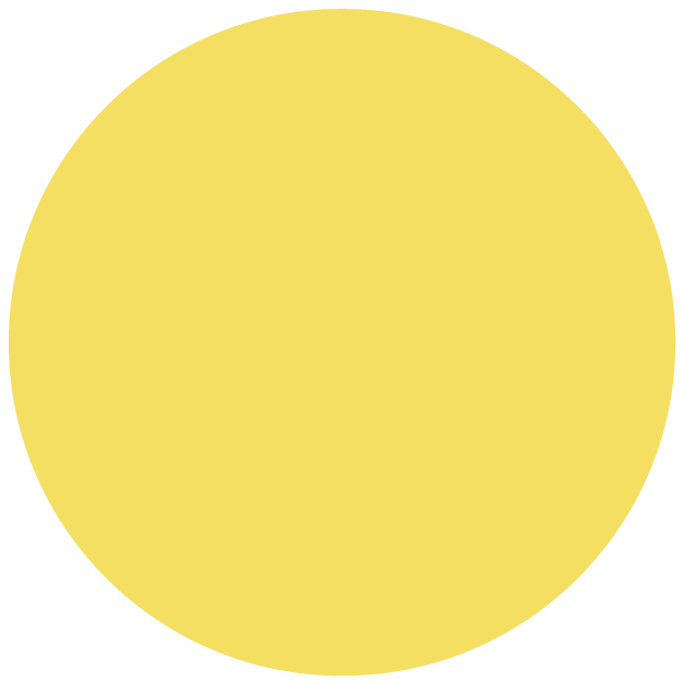 背景・黄色い円